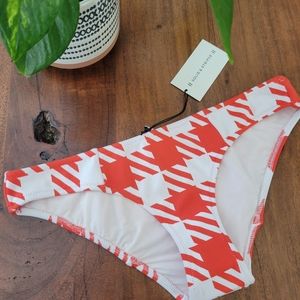 NWT Solid and Striped bikini bottom!